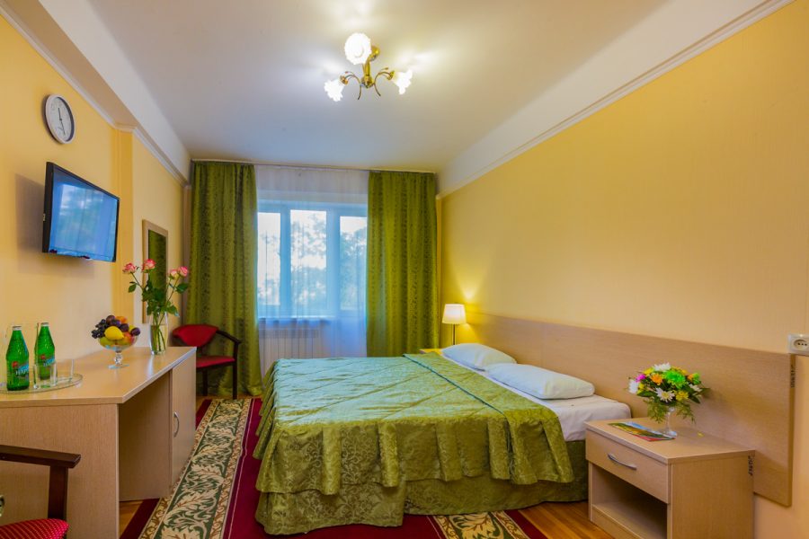 Одноместный номер 1 категории в корпусе 2 в санатории Москва в городе Кисловодске - фотография