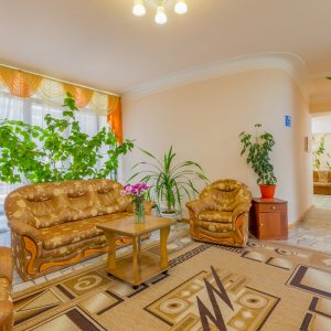 Холл в санатории Москва в городе Кисловодске - фотография