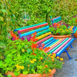 Территория в санатории Москва в городе Кисловодске - фотография