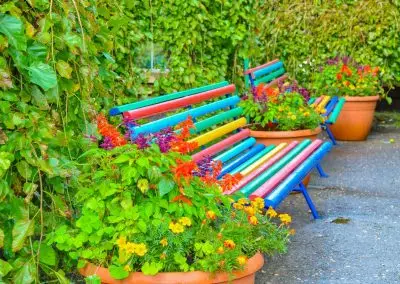 Территория в санатории Москва в городе Кисловодске - фотография