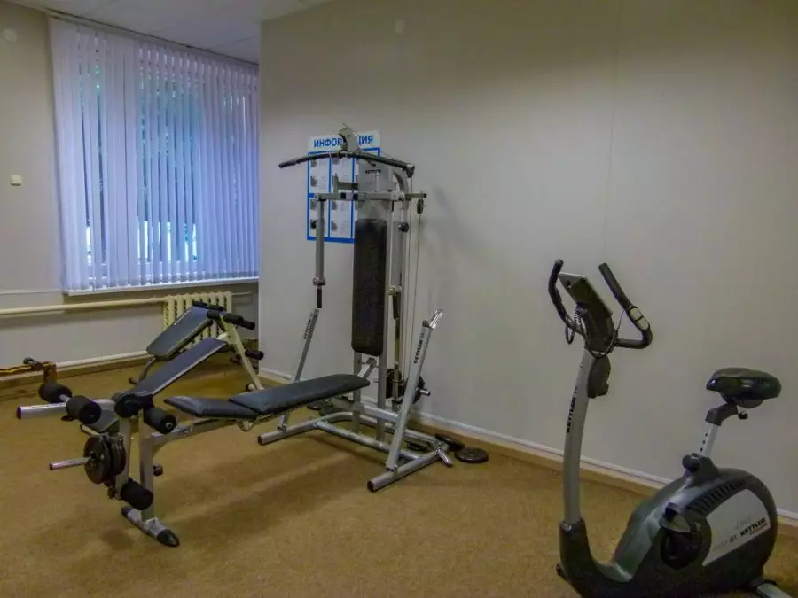 Тренажерный зал в санатории Москва в городе Кисловодске - фотография